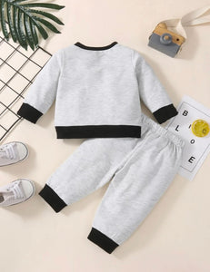 Stitched Baby Bear 2pc Set